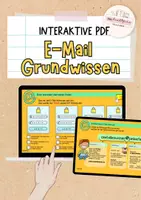 Vorschau - Präsentationen/Tafelbilder - E-Mail: Grundlagen als interaktive PDF (Passwörter, Adresse, Provider, etc) - Deckblatt