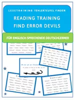 Vorschau - Fördermaterial/Inklusion - DaF / DaZ Englisch: Lesetraining: Fehlerteufel finden - Lesekarten - Deckblatt