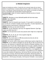 Aperçu - Préparation de séance / Séance complète - Compréhension de lecture - Le Malade imaginaire - Page 1