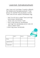 Vorschau - Arbeitsblätter - Leserätsel "Winter"/ Logical - Seite 2