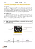 Vorschau - Arbeitsblätter - MicroBit: Einführung in das Arbeiten mit dem micro:bit - Deckblatt
