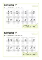 Vorschau - Arbeitsblätter - Übungsheft Schriftliche Rechenverfahren - Seite 3