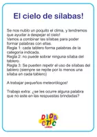 Vista previa - Hojas de trabajo - El cielo de sílabas! - página 3