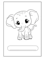 Aperçu - Préparation de séance / Séance complète - Animaux avec étiquettes Pack de coloriages gratuit +9 illustrations - Page de couverture