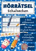 Vorschau - Arbeitsblätter - AnybookPro Material: Hörrätsel Schulsachen - Deckblatt