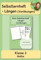 Vorschau - Arbeitsblätter - Umgang mit dem Lineal (Vorübungen zum Thema Längen Klasse 2) - Deckblatt