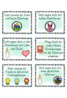 Vorschau - Mal- und Bastelvorlagen - Ostern & Frühling Segen - Religion Feriengruß Osterferien - Seite 1