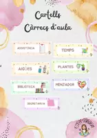 Vista previa - Decoración del aula - Cartells càrrecs d'aula - Portada