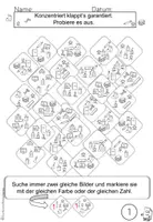Vorschau - Arbeitsblätter - Materialsammlung KONZENTRATION KLASSE 5 UND 6, inkl. Lösungen - Seite 2