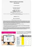 Vorschau - Stundenentwürfe - Religion fachfremd unterrichten Sekundarstufe | Bibel, Jesus, Kirchenjahr, Weltreligionen, Nächstenliebe | Religion Klasse 5-10 Lösungen - Seite 1