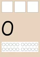 Vorschau - Poster - Zahlenposter 0-20 beige / Zahlenplakat beige - Seite 1