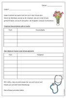 Vorschau - Arbeitsblätter - Vorlage - Krankenpost (Klasse 1-4) #schulstartbyextraklasse - Seite 3