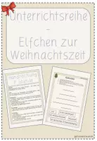 Vorschau - Stundenentwürfe - Elfchen Winter/Weihnachten - Unterrichtsreihe - Deckblatt