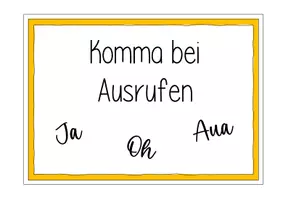Vorschau - Poster - Tafelmaterial Kommaregeln - Seite 2
