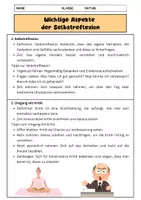 Vorschau - Arbeitsblätter - Selbstreflexion und Kritik Lernen: Übungen & Merkblätter - Seite 2