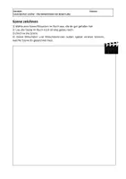 Vorschau - Arbeitsblätter - Szene zeichnen ("Löcher" - Louis Sachar) - Deckblatt