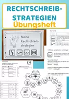 anteprima - Esercizi - Tedesco Ortografia / Rechtschreibstrategien Übungsheft - Pagina di copertina