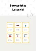 Vorschau - Spiele - Materialpaket - Lesespiele für die erste und zweite Klasse - Seite 1
