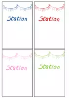 Vorschau - Mal- und Bastelvorlagen - Stationsarbeit, Freiarbeit - Karten - Seite 1