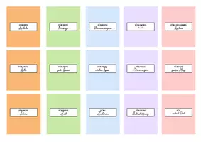 Vorschau - Mal- und Bastelvorlagen - "Danke" Schachtel (Schule, Abschied, Geschenk etc) - Deckblatt
