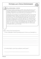 Vorschau - Arbeitsblätter - "Wichtiges zur Arbeitslosigkeit" (Übungen) + PPP/Lösungen - Deckblatt