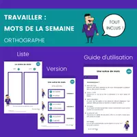 Aperçu - Jeux - Jeu Orthographe : Pratiquer Mots de la Semaine - Page 2