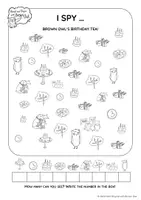 Vorschau - Arbeitsblätter - Brown Owl's Birthday Tea - MINI BUNDLE OF GAMES & ACTIVITIES - Seite 2