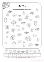 Vorschau - Arbeitsblätter - Brown Owl's Birthday Tea - MINI BUNDLE OF GAMES & ACTIVITIES - Seite 3