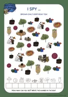 anteprima - Esercizi - Brown Owl's Birthday Tea - I SPY - Pagina 1