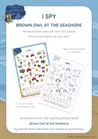 Aperçu - Apprentissages en autonomie - Brown Owl at the Seashore - Summer I SPY - Page de couverture