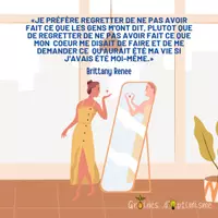 Aperçu - Affichage - Citation illustrée - Osez être authentique - Page de couverture