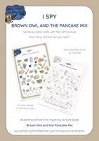 Vista previa - Hojas de trabajo - Brown Owl and the Pancake Mix - I SPY - Portada