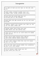 Vorschau - Arbeitsblätter - Kreuzworträtsel Deutsch Klasse 3-4 | Wortschatz, Nomen, Anfangslaute, Buchstaben, Rätsel, Wortschatztraining | Deutsch Grundschule Grundschrift Vertretungsstunden Lösungen - Seite 3