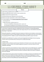 Vorschau - Arbeitsblätter - La culture française / La vie culturelle / traditions, rites, clichés & stéréotypes - Deckblatt