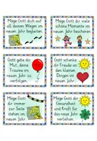Vorschau - Mal- und Bastelvorlagen - Segen Neujahr - Neujahrsgruß Religion Segenssprüche - Seite 3