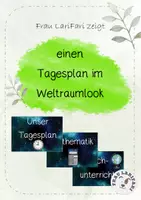 Vorschau - Bildkarten - Tagesplan zum Aushängen Classroom Management - Deckblatt