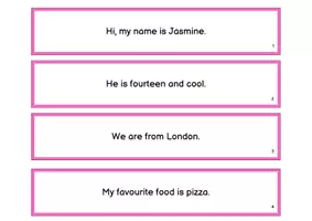 Vorschau - Stationenlernen - PARTS OF SPEECH - Montessori task cards - Seite 2