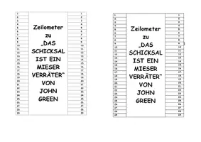 Vorschau - Anderer Materialtyp - Zeilometer zu Das Schicksal ist ein mieser Verräter - Seite 3