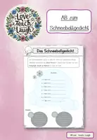 Vorschau - Arbeitsblätter - AB - Schneeballgedicht - Deckblatt