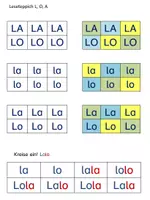 Vorschau - Arbeitsblätter - Erstlesen | LOAMIST Buchstabenfolge u.a. Einsterns Schwester Lola - Seite 1