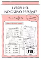 Vorschau - Arbeitsblätter - PRESENTE - i verbi irregolari - Deckblatt