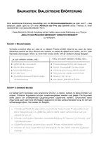 Vorschau - Stundenentwürfe - Materialpaket zur Pro- und Contra- Erörterung - Seite 1