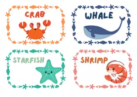 Vista previa - Juegos / Gamificación - SEA ANIMALS FLASHCARDS!! - página 3