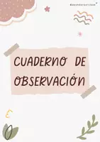 Vista previa - Para docentes: organización, planificación y formación - Cuaderno de observación - página 1