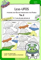 Vorschau - Arbeitsblätter - LESEN - Leseblätter zu Karibu 1 (Version 2016) - Grundschrift - (f,t,au,ei,h,d,sch,k,z) - Teil 2 - Deckblatt