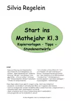 Vorschau - Arbeitsblätter - Anfangstest, aus: Start ins Mathejahr Klasse 3 - Deckblatt
