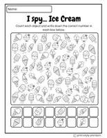 Aperçu - Jeux - Anglais: Jeu de recherche d'objets cachés liés à l'été. - Page 1