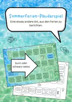 Vorschau - Spiele - Materialpaket: Plauderspiele, Erzähle uns etwas! - Deckblatt