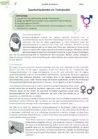 Vorschau - Arbeitsblätter - Geschlechtsidentität und Transgender | Vielfalt - Deckblatt