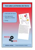 Vorschau - Arbeitsblätter - Vom Leben und Sterben der Sterne - Deckblatt